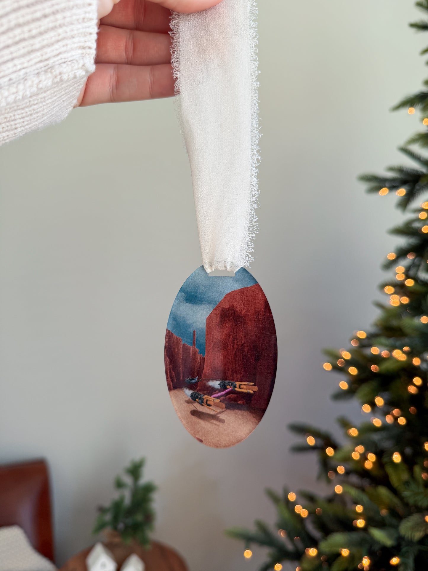 Speeders in the Desert - Storybook Ornament