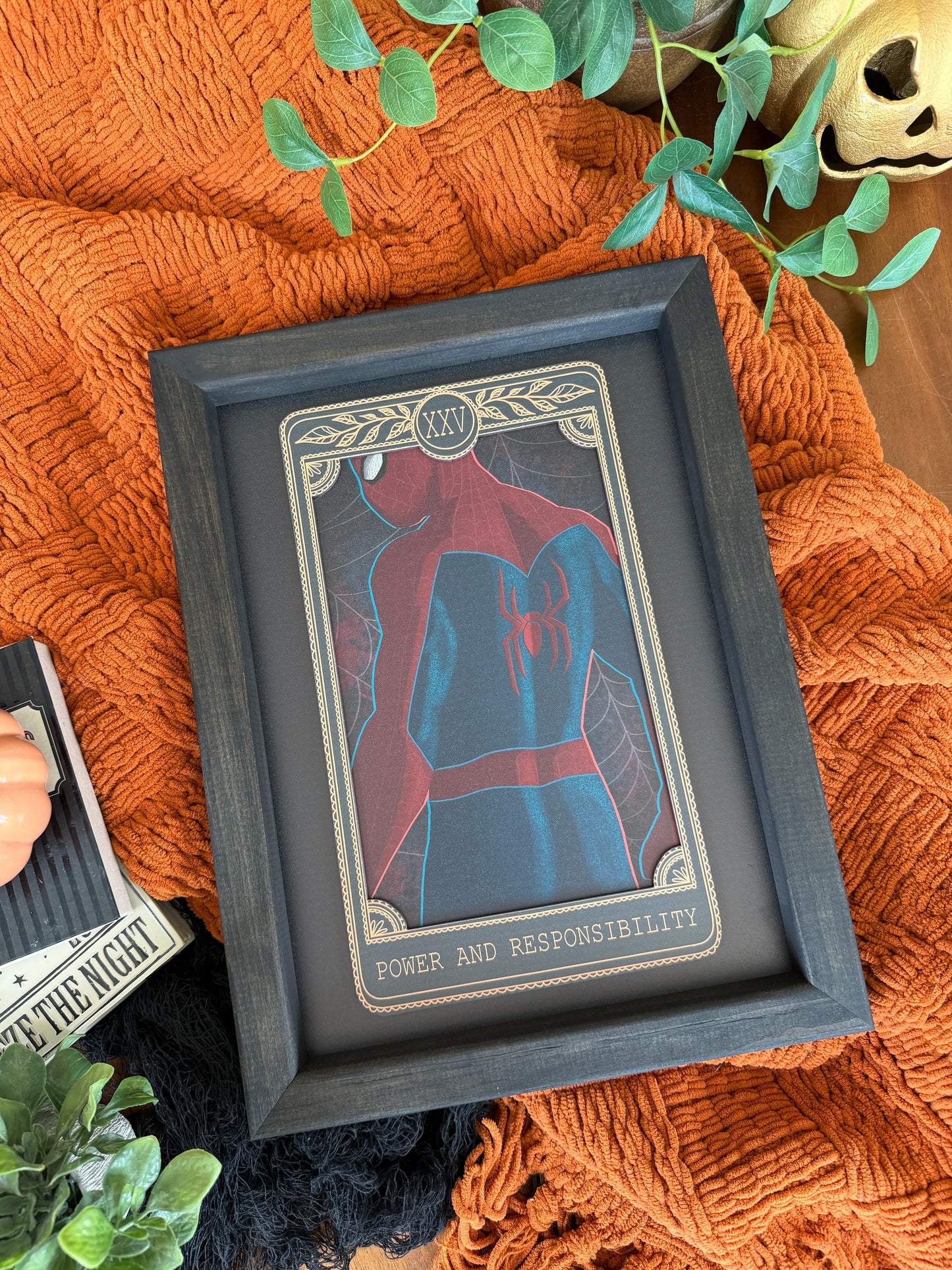 Power And Responsibility - Tarot Card Framed Sign
