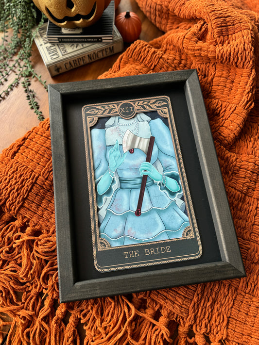 The Bride - Tarot Card Framed Sign