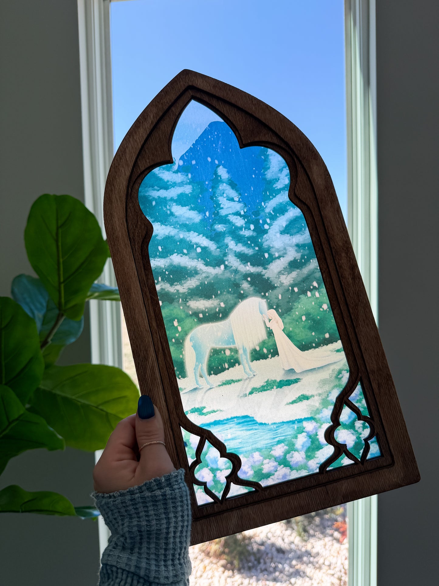 Ice Queen - Cathedral Window Sign