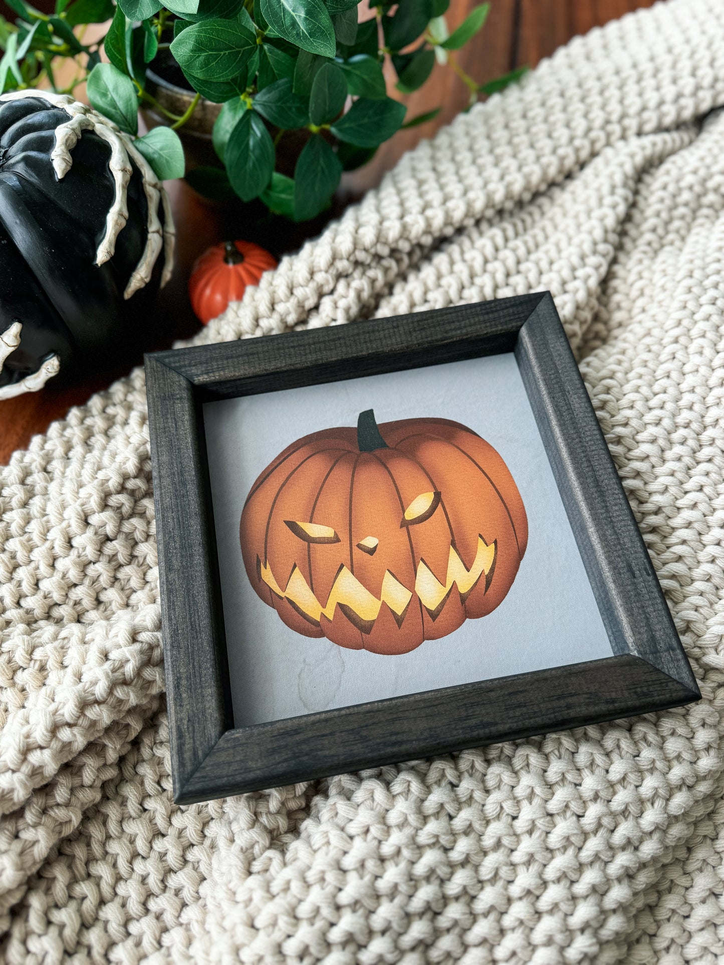 Nightmare Pumpkin Sign