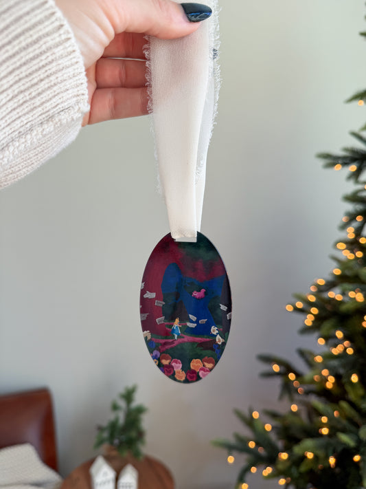 Lost in Wonderland - Storybook Ornament