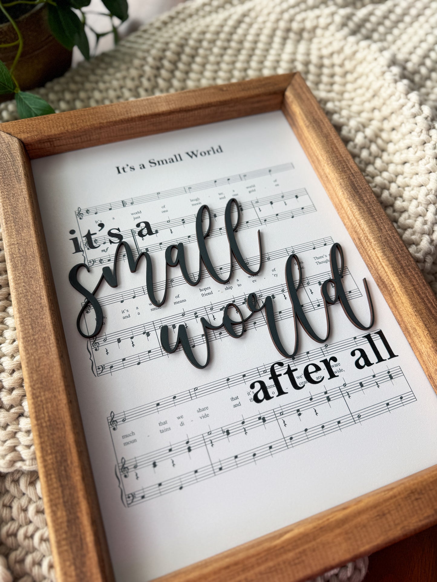 Small World - Magical Playlist Sign