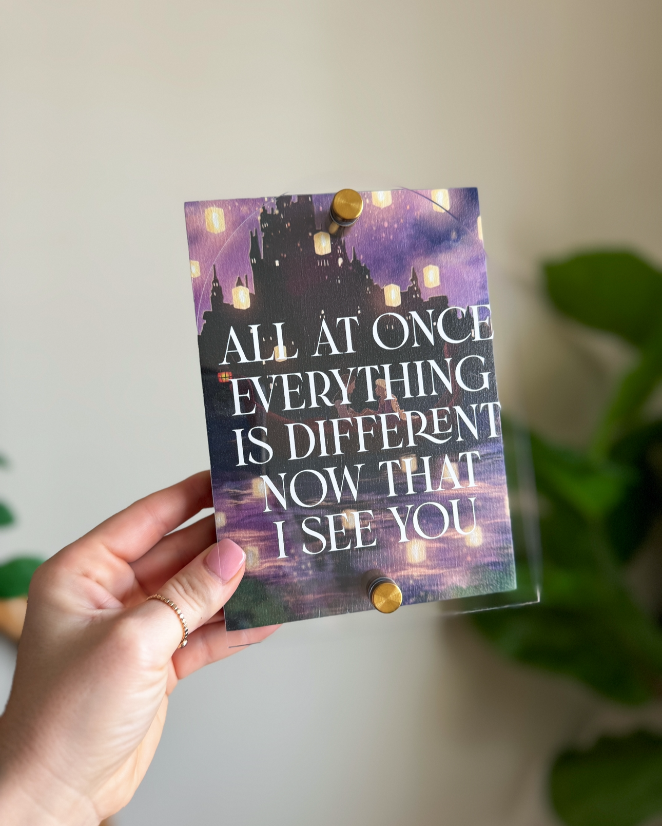 All At Once Mini Block Sign