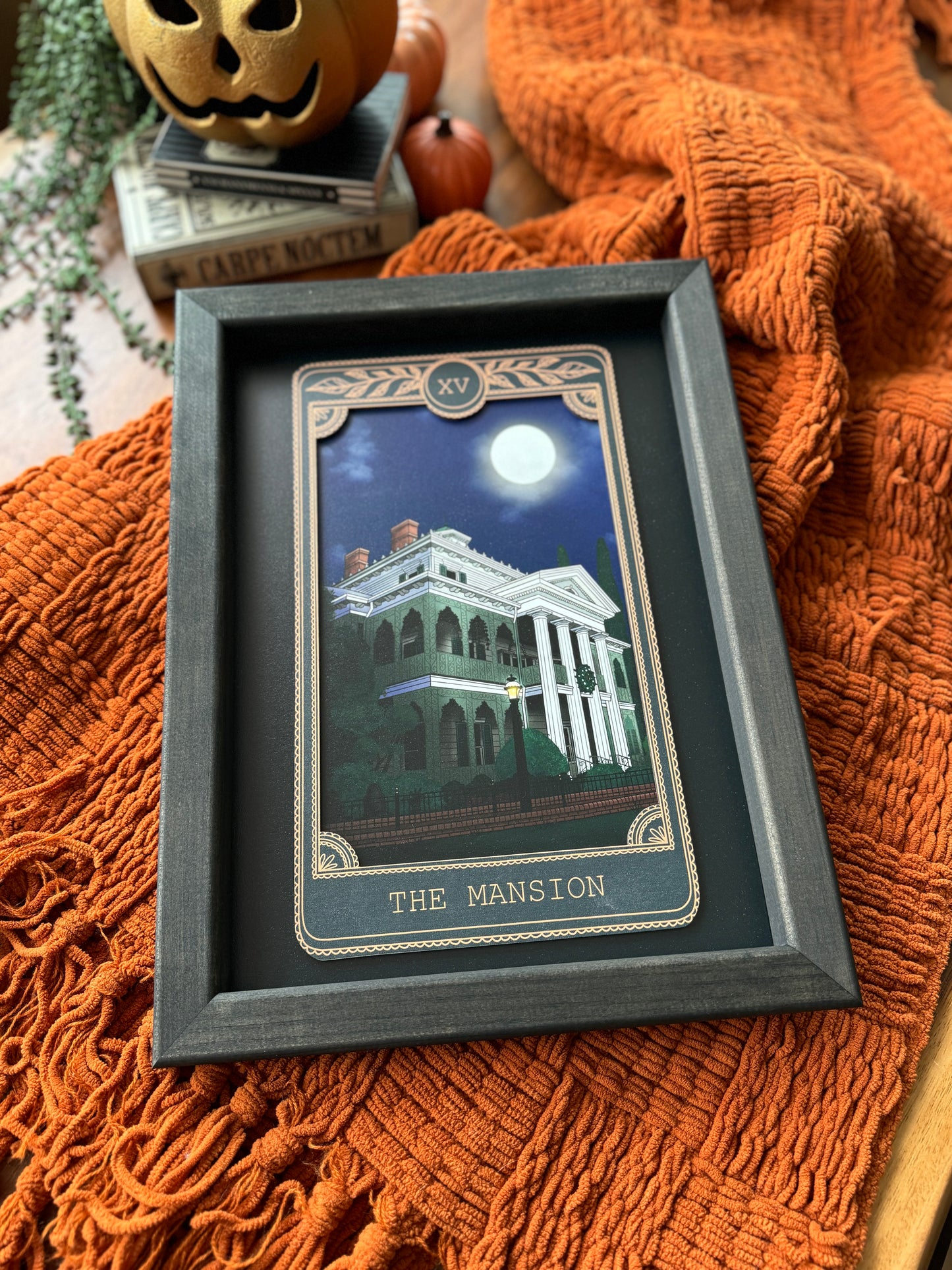 The Mansion - Tarot Card Framed Sign