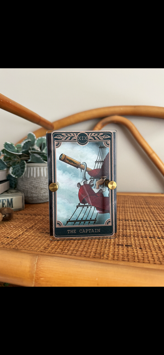The Captain - Tarot Card Mini Sign