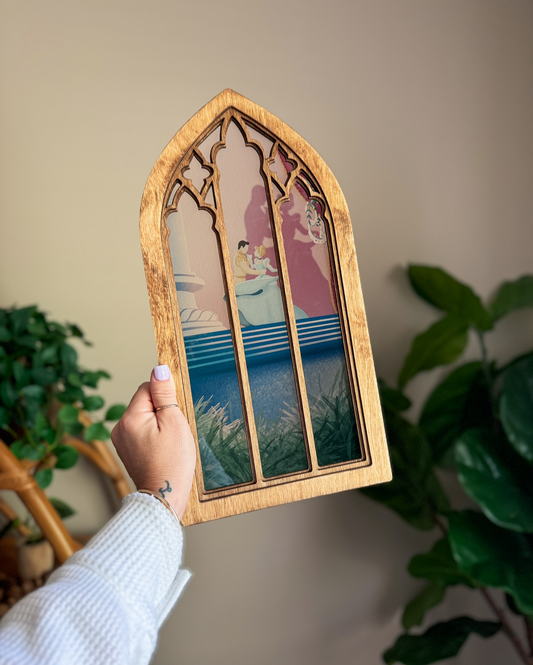 Dance until Midnight - Cathedral Window Sign