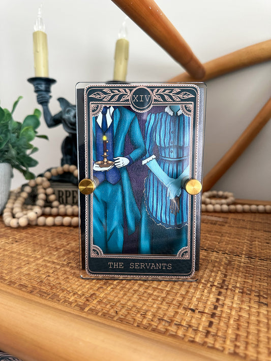 The Servants - Tarot Card Mini Sign