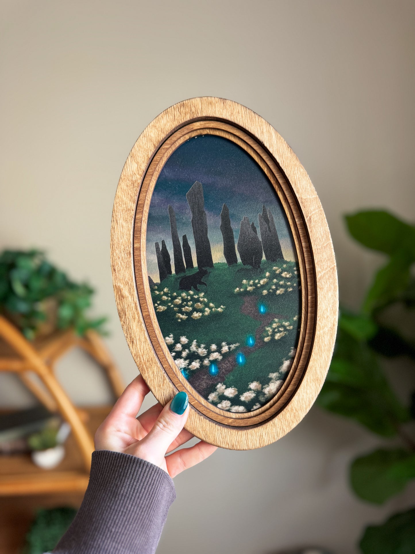 Sacred Land - Vintage Storybook Sign