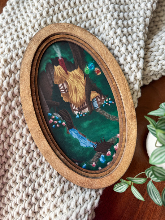 Forest Cottage - Vintage Storybook Sign