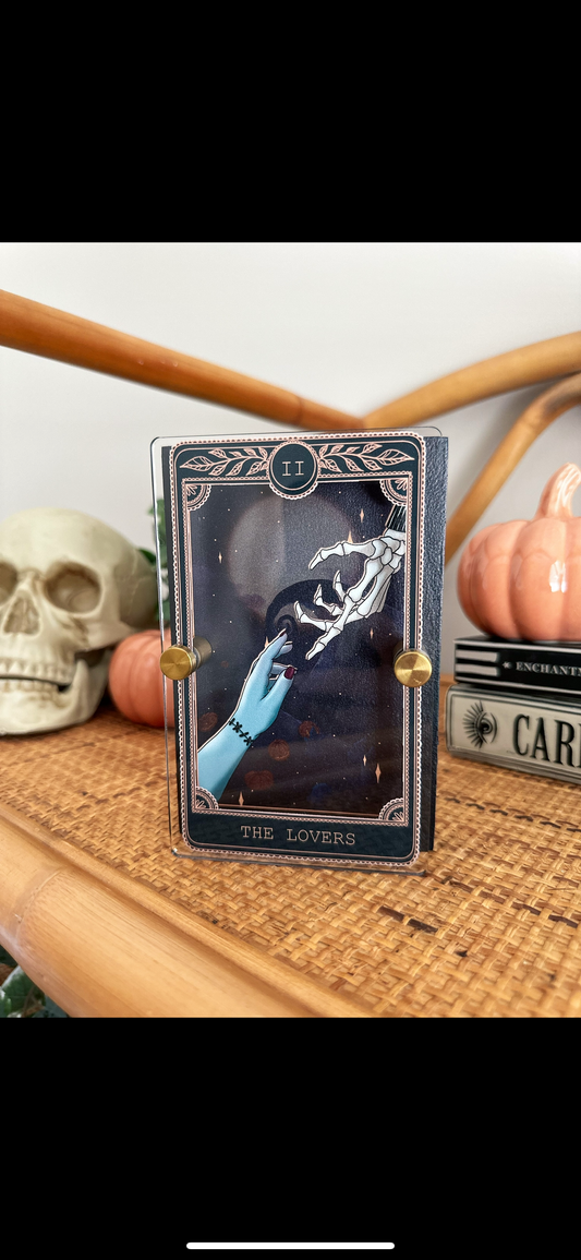The Lovers - Tarot Card Mini Sign