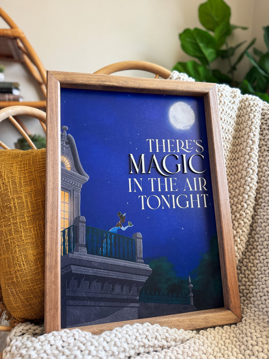 Magic In The Air - Framed Sign