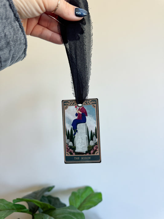 The Widow - Tarot Card Ornament