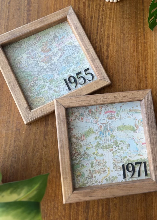 Opening Year Map Sign