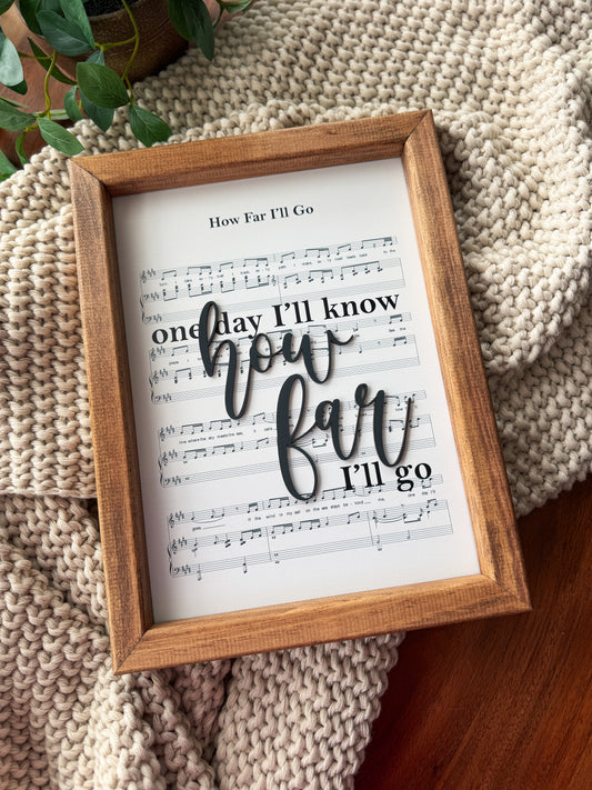 How Far - Magical Playlist Sign