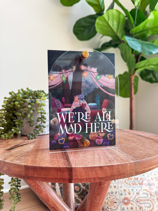 Mad Tea Mini Block Sign