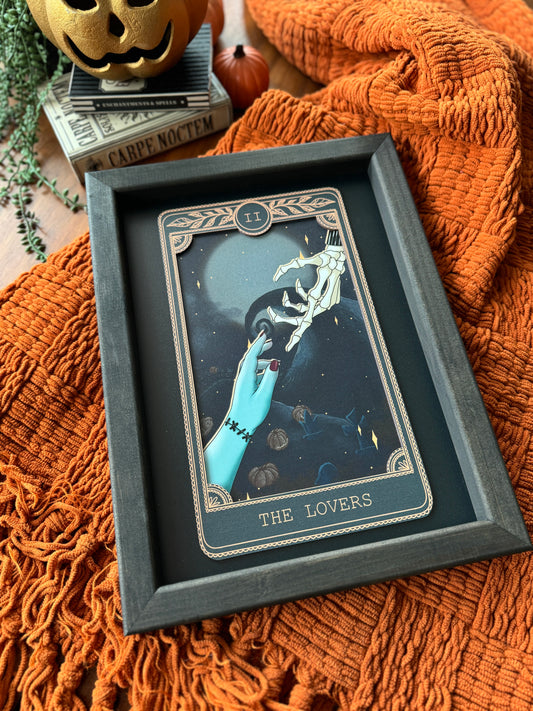 The Lovers - Tarot Card Framed Sign