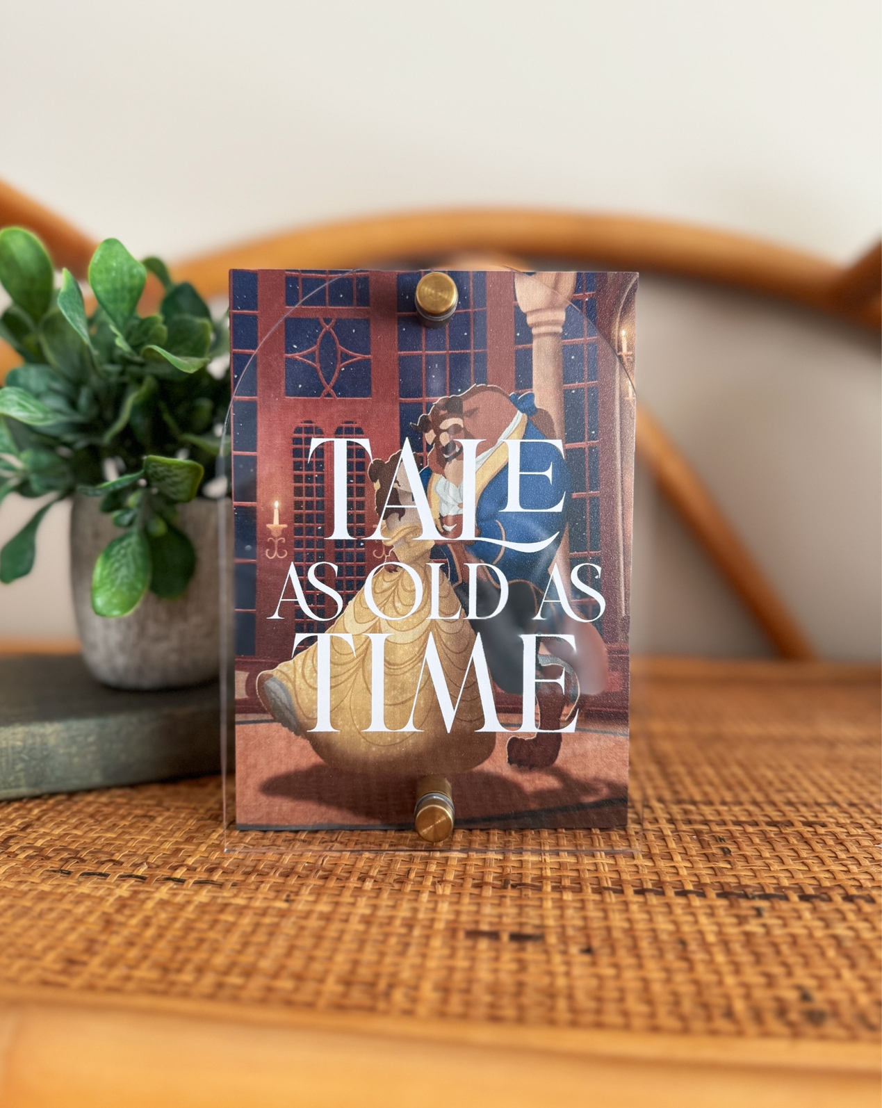 Tale as old as time Mini Block Sign