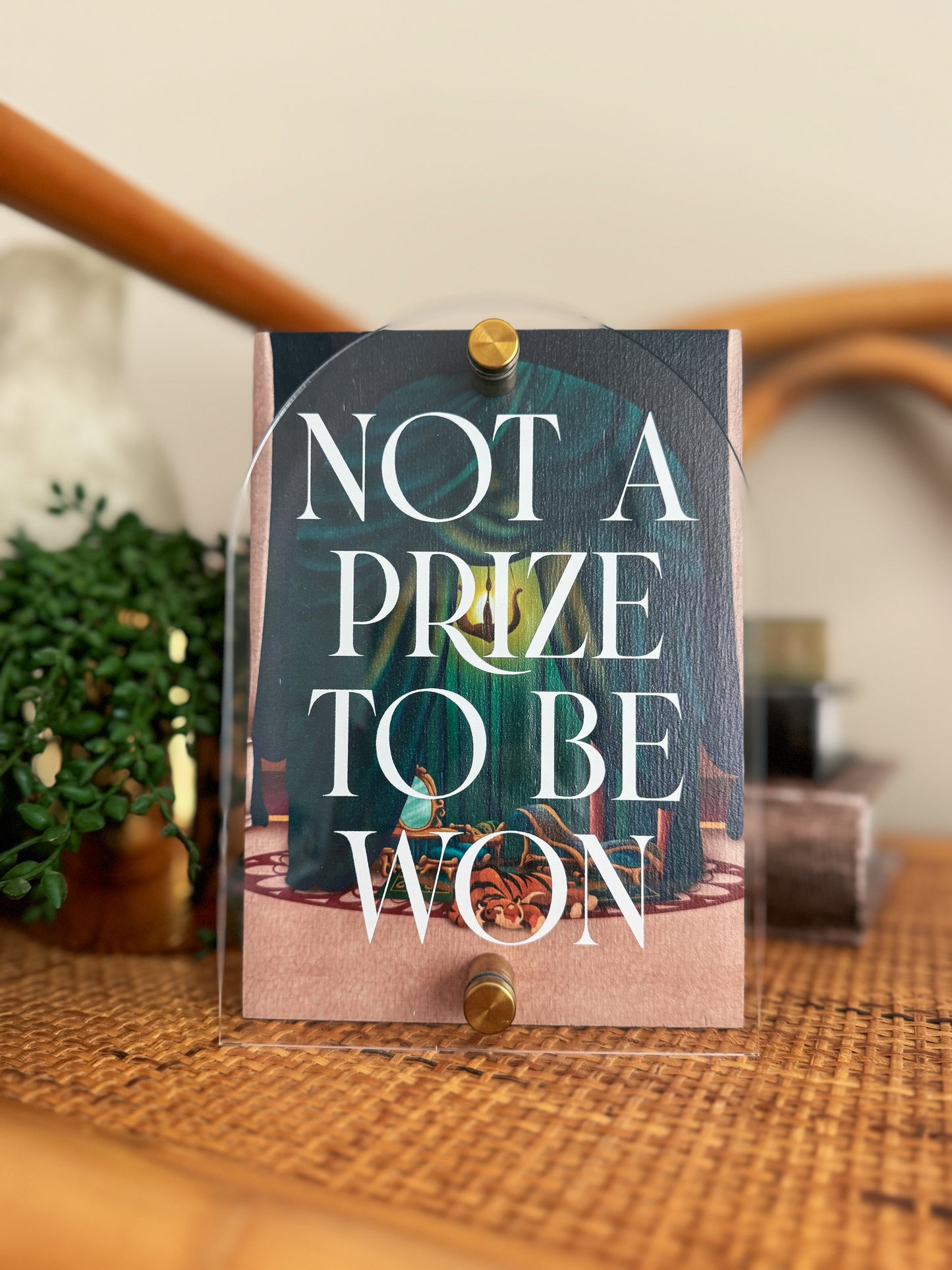 Not a Prize - Mini Block Sign