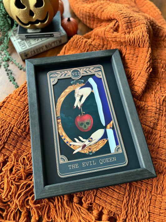 The Evil Queen - Tarot Card Framed Sign
