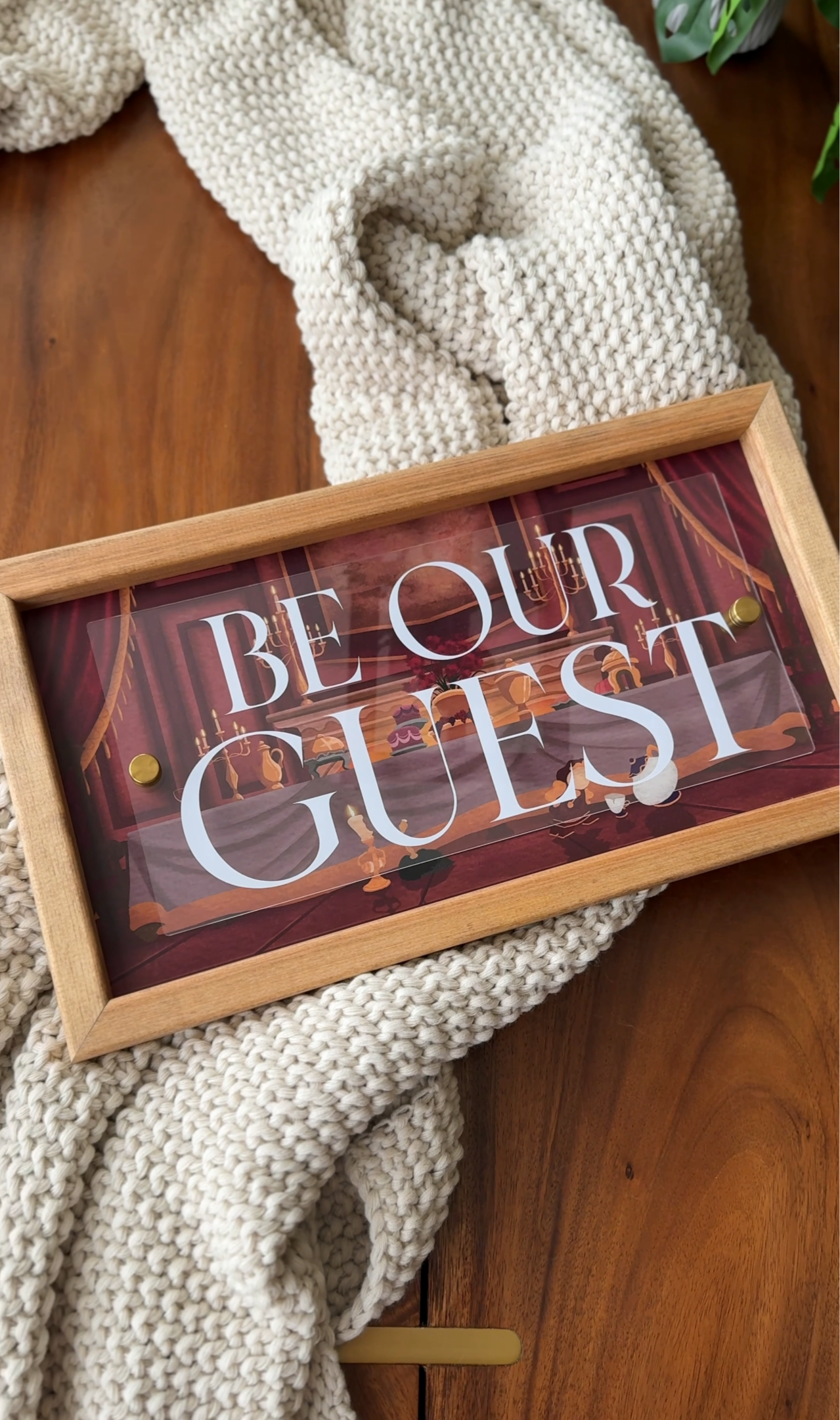 Be Our Guest - Framed Sign