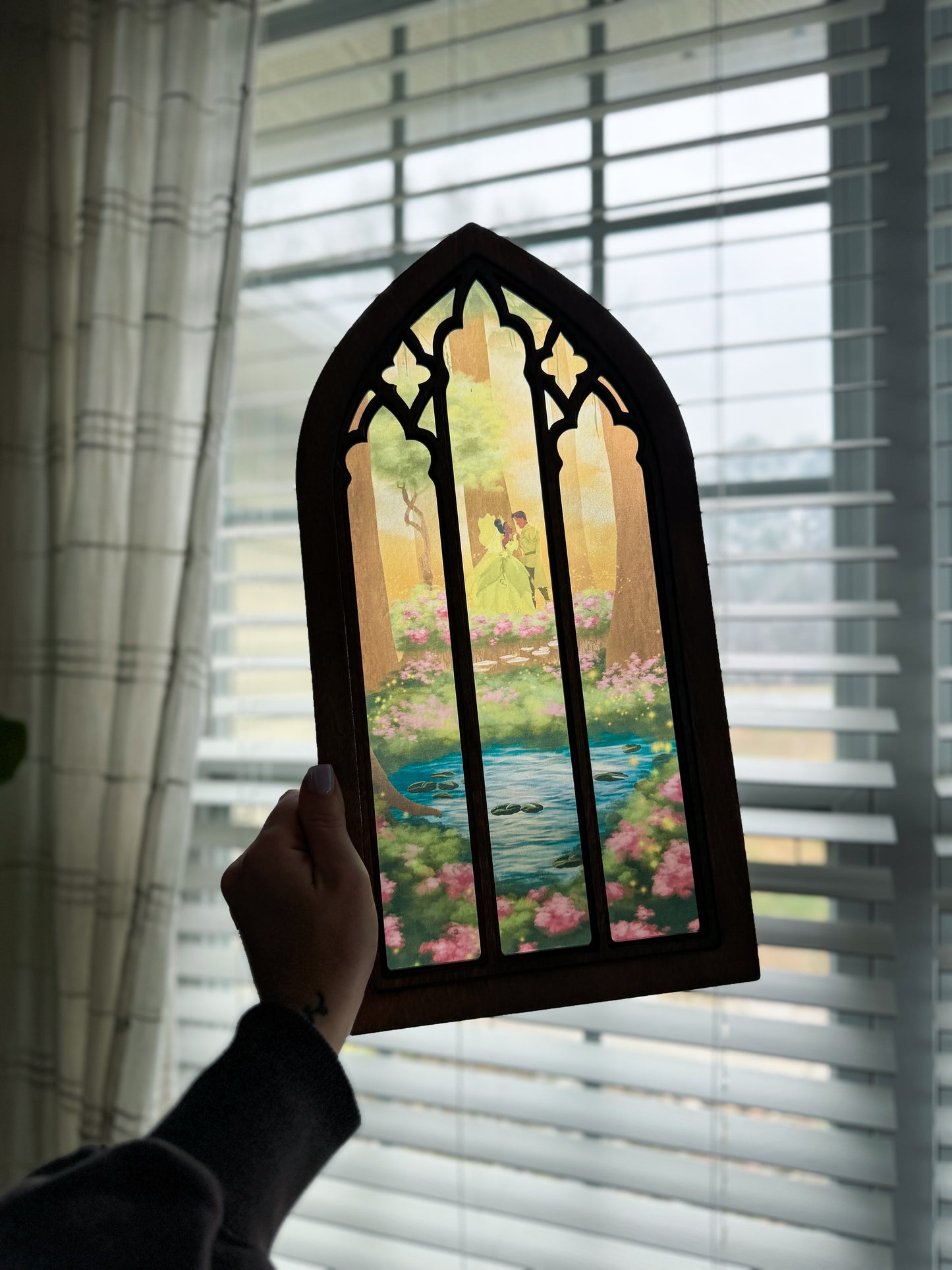 Bayou Love Story - Cathedral Window Sign