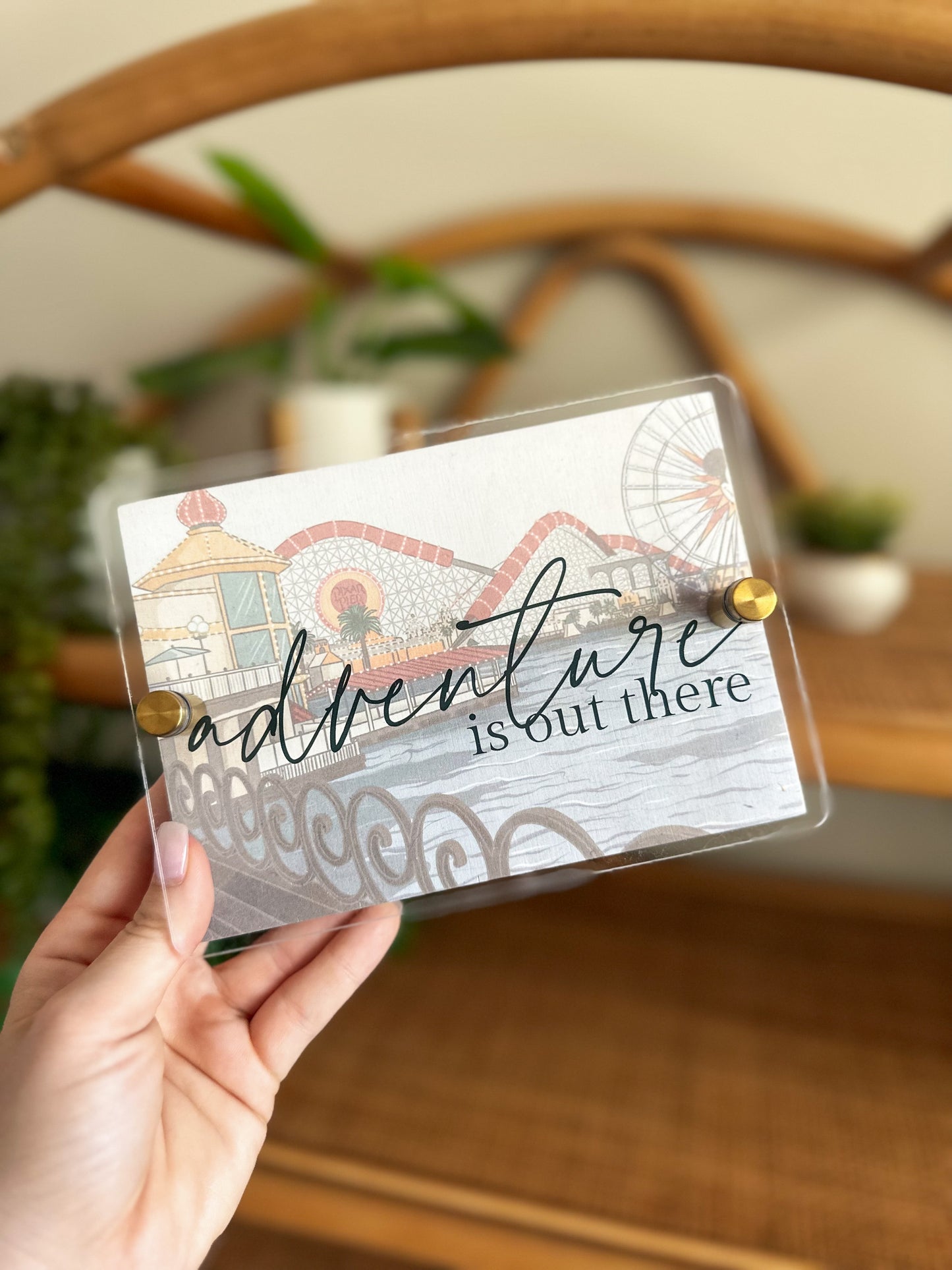 Fun On The Pier Mini Block Sign