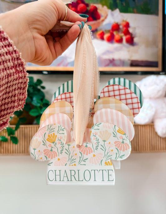 Custom Ear Hat Easter Tag