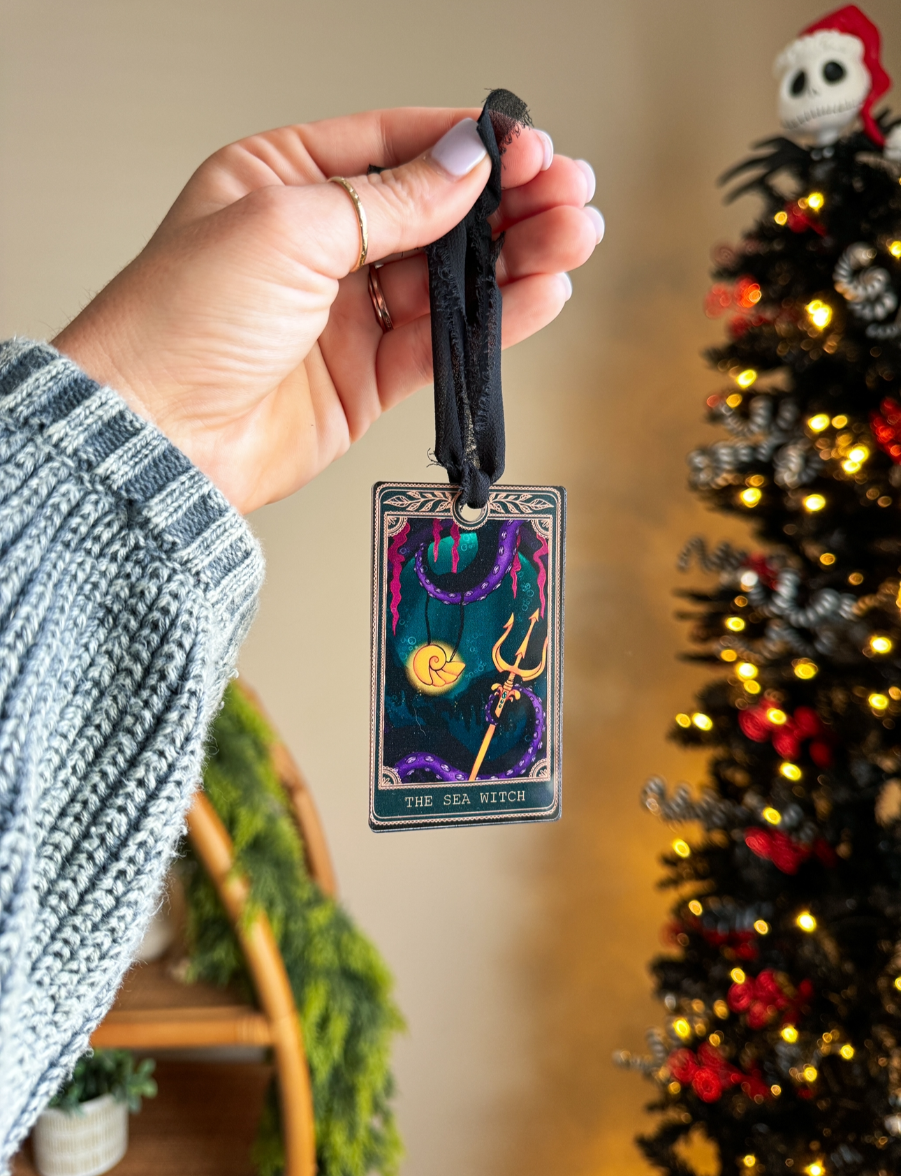 Sea Witch - Tarot Card Ornament