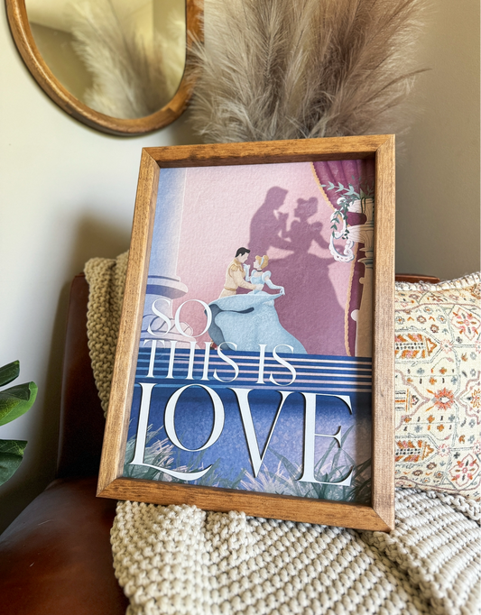 This is Love - Framed Sign