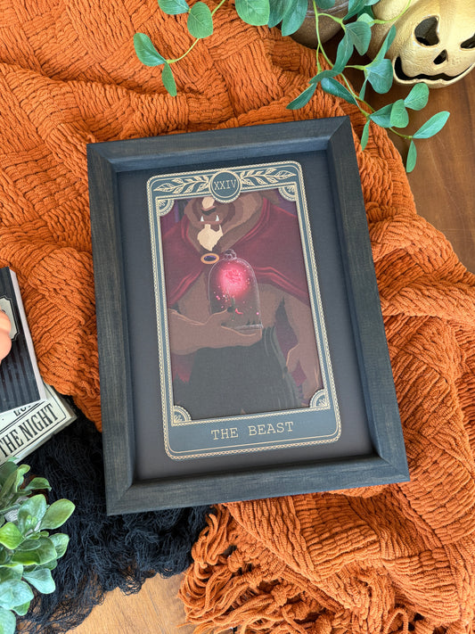 The Beast - Tarot Card Framed Sign