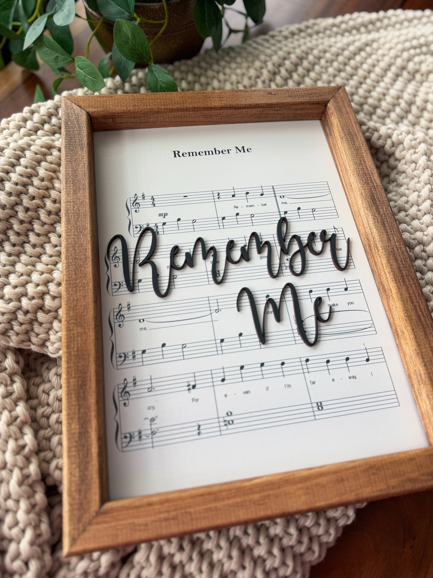 Remember Me - Magical Playlist Sign