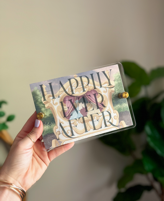 Happily Ever After Block Sign