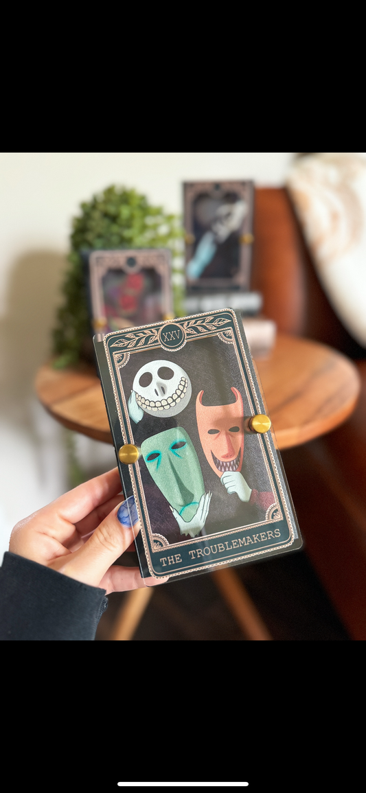 Troublemakers - Tarot Card Mini Sign