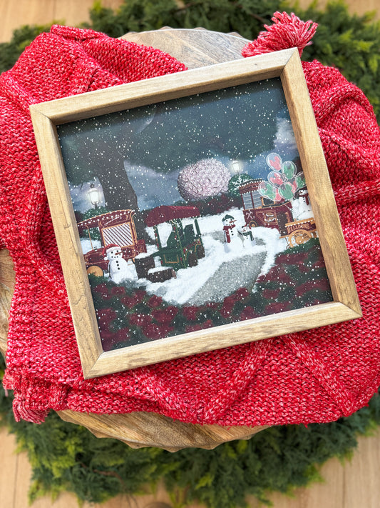 Grand & Miraculous Christmas Village Framed Sign
