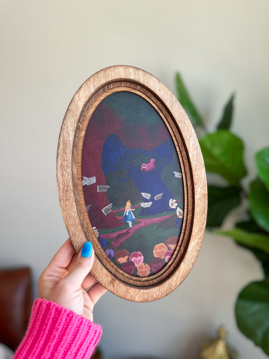 Lost In Wonderland- Vintage Storybook Sign