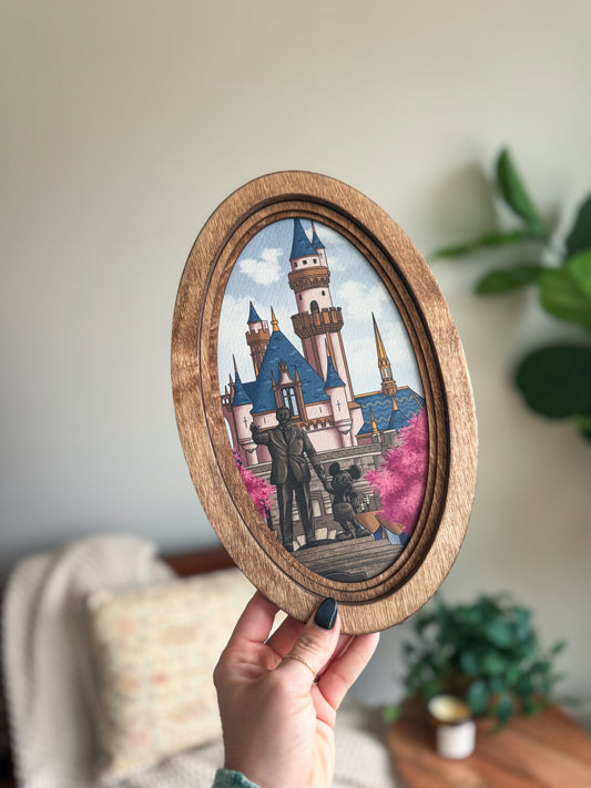 DLR Happy Place Castle - Vintage Storybook Sign