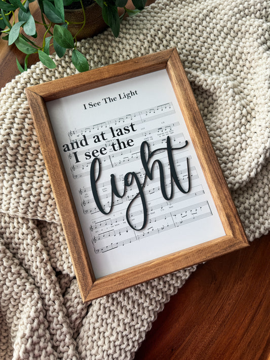 See The Light - Magical Playlist Sign
