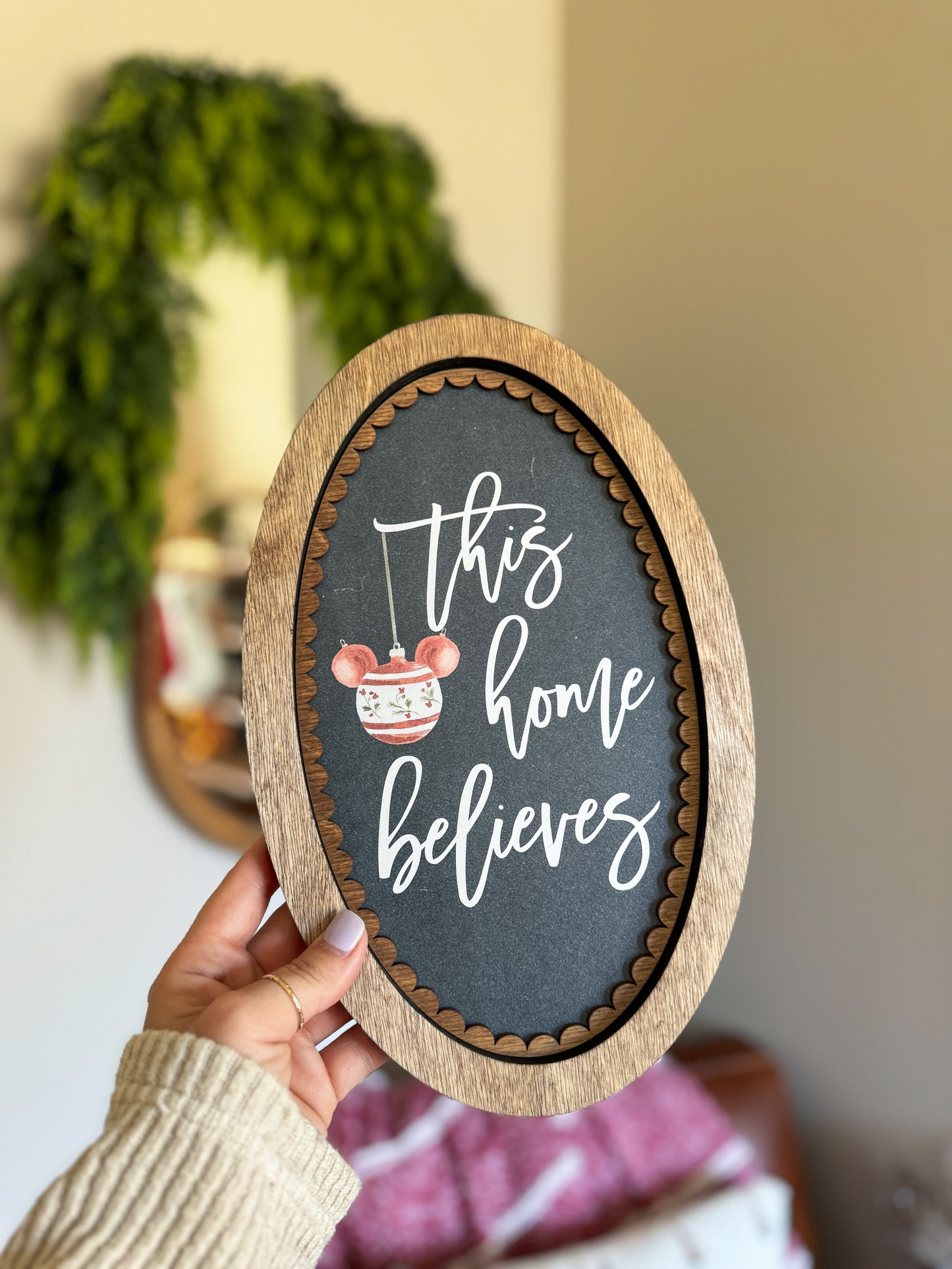 This Home Believes Sign