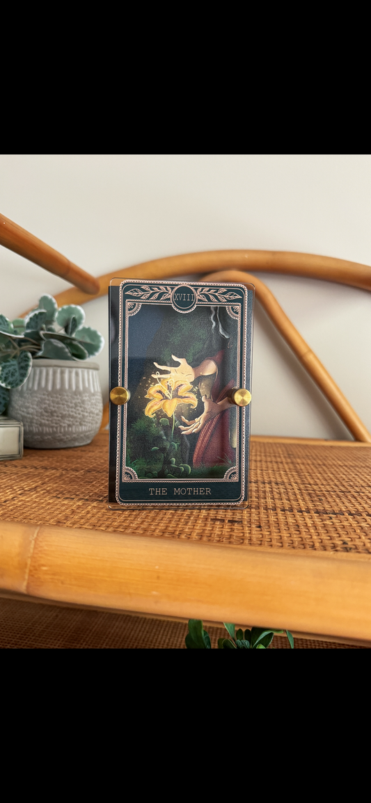 The Mother - Tarot Card Mini Sign