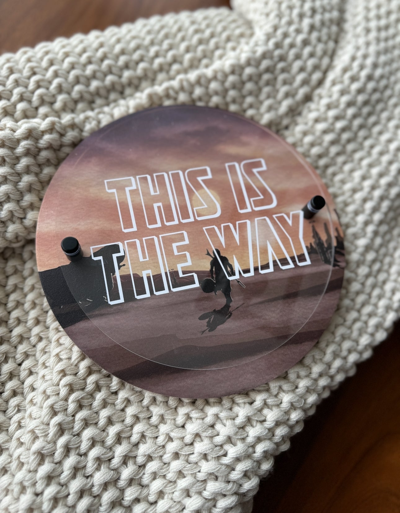 This is the Way Mini Sign