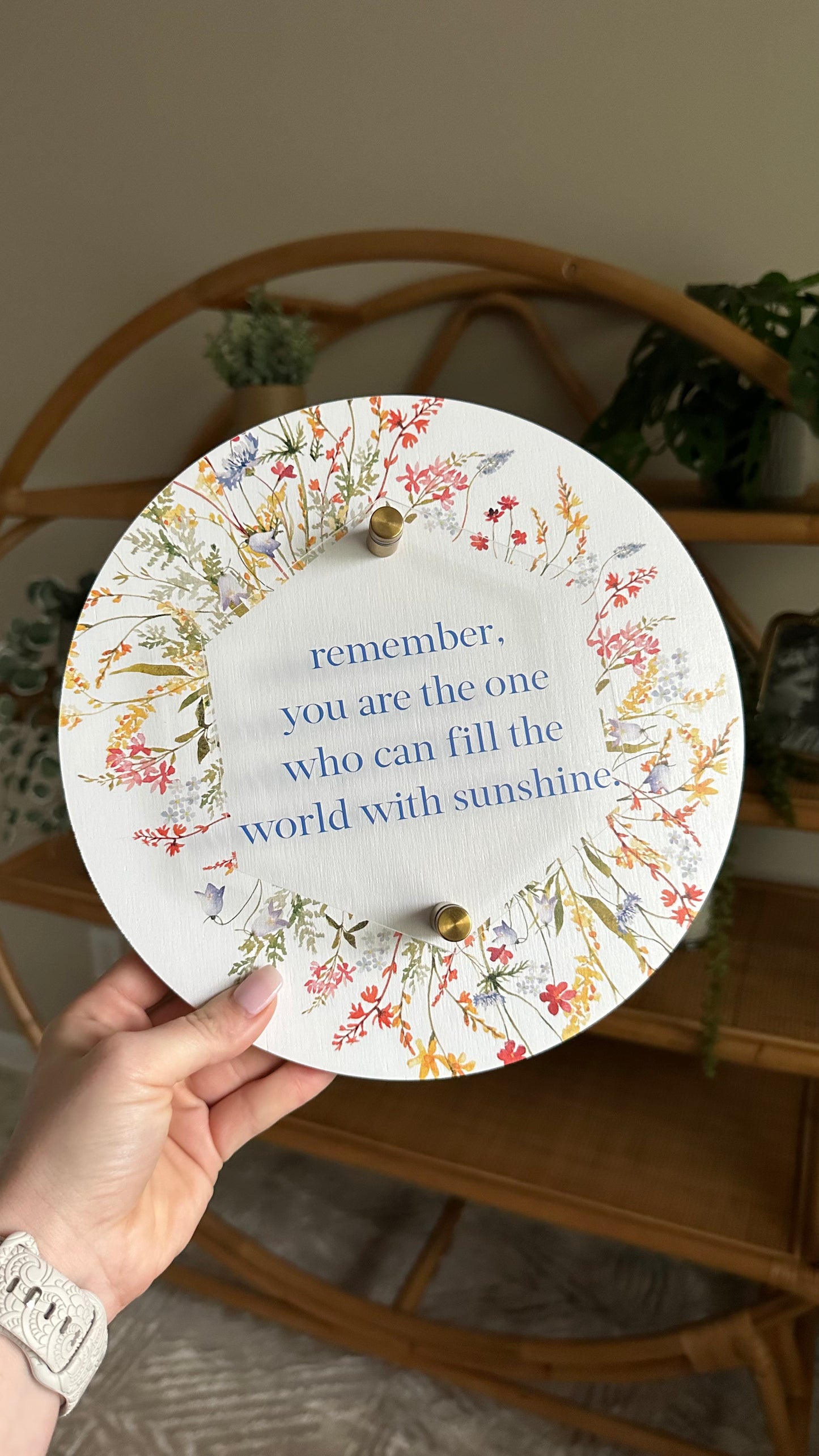 Fill The World With Sunshine Mini Sign