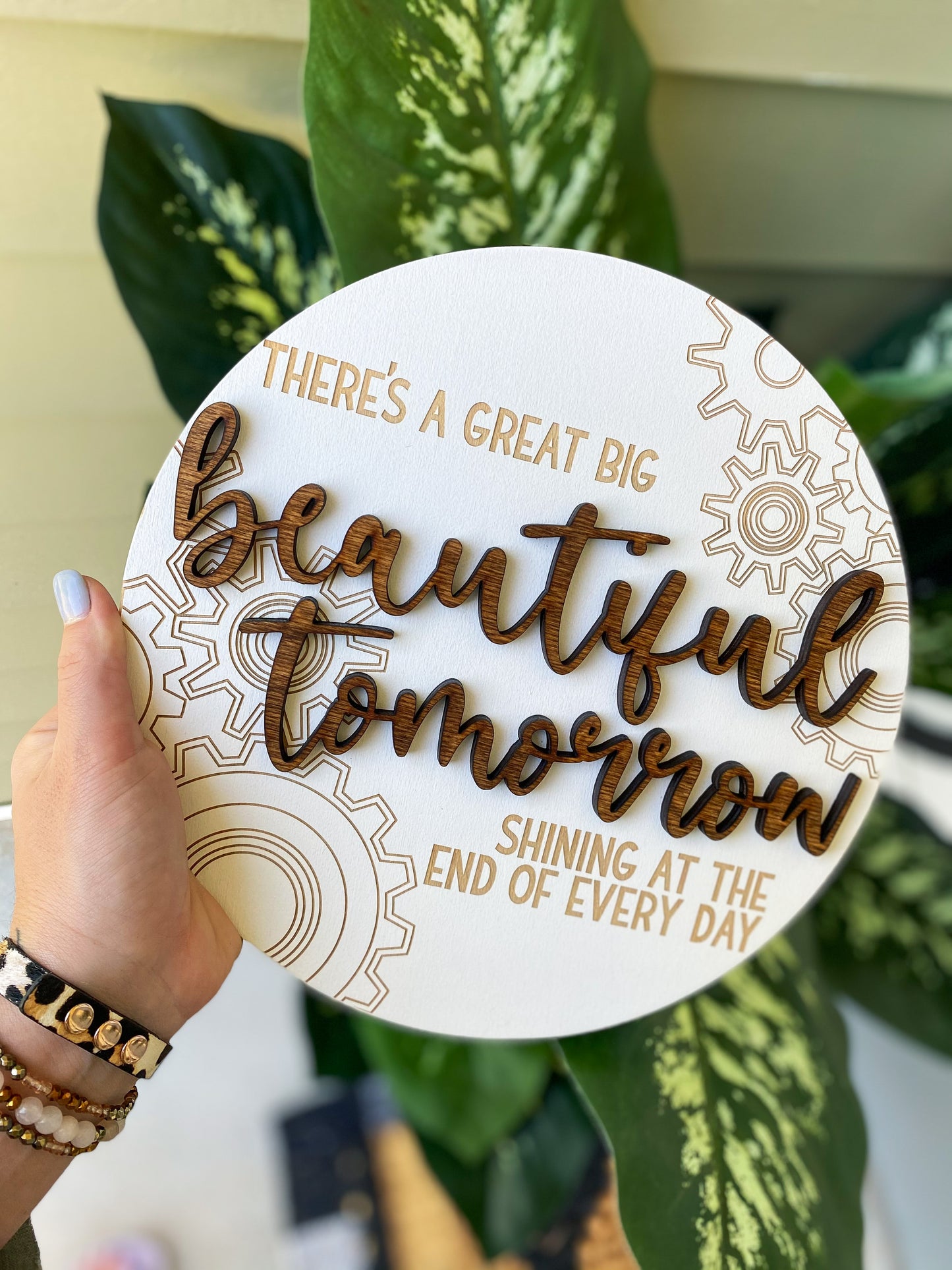 Beautiful Tomorrow Mini Sign