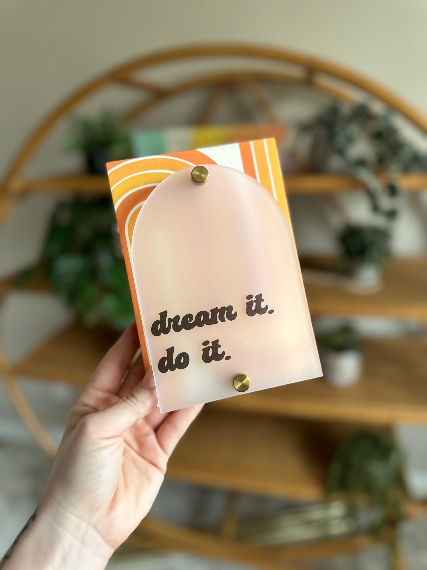 Dream it. Do it. Block Sign