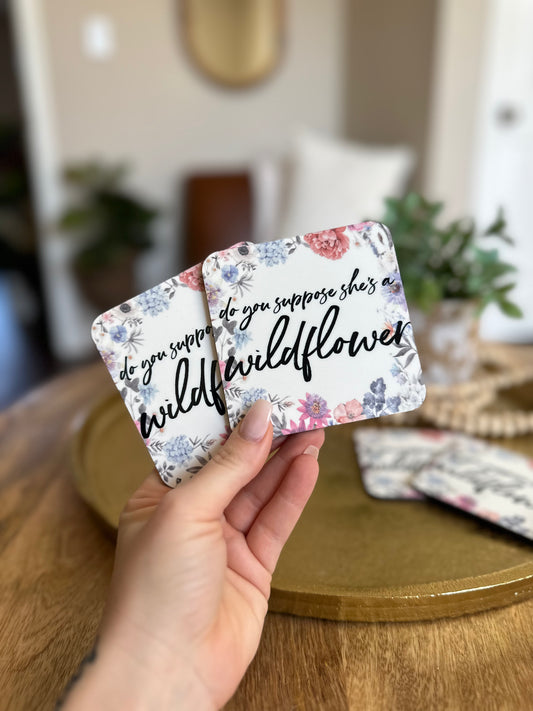 Wildflower Coaster Set
