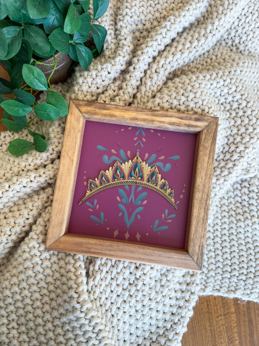 Frozen Princess Crown Sign