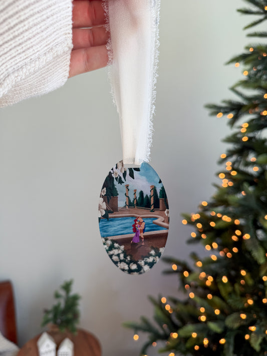 Damsel & Lover Boy - Storybook Ornament