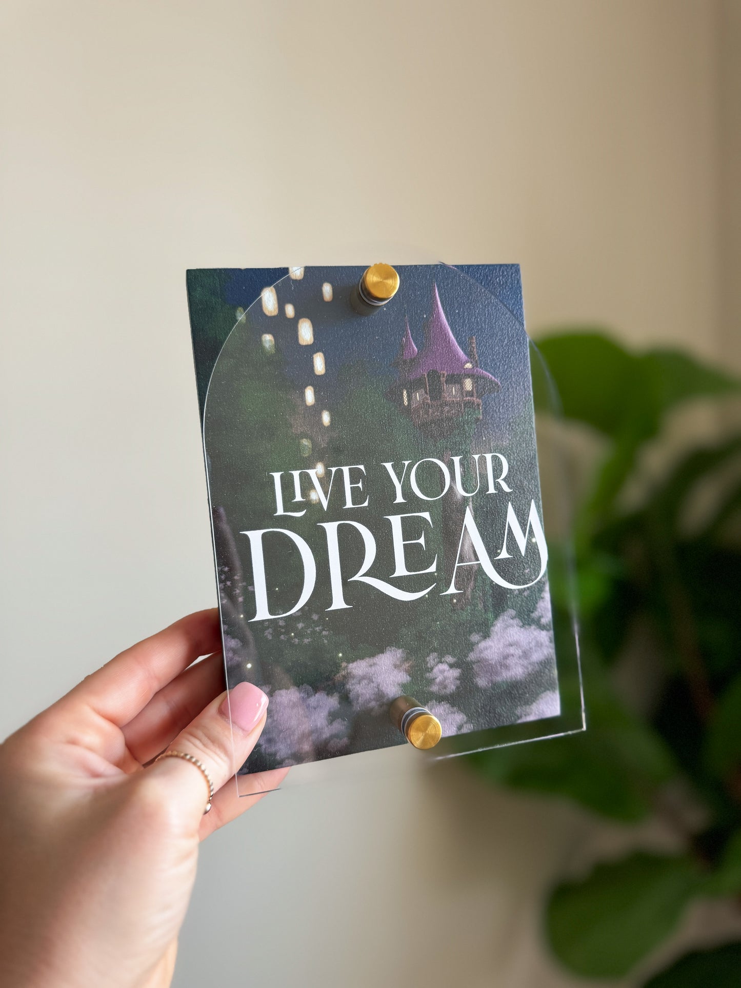 Live Your Dream - Mini Block Sign