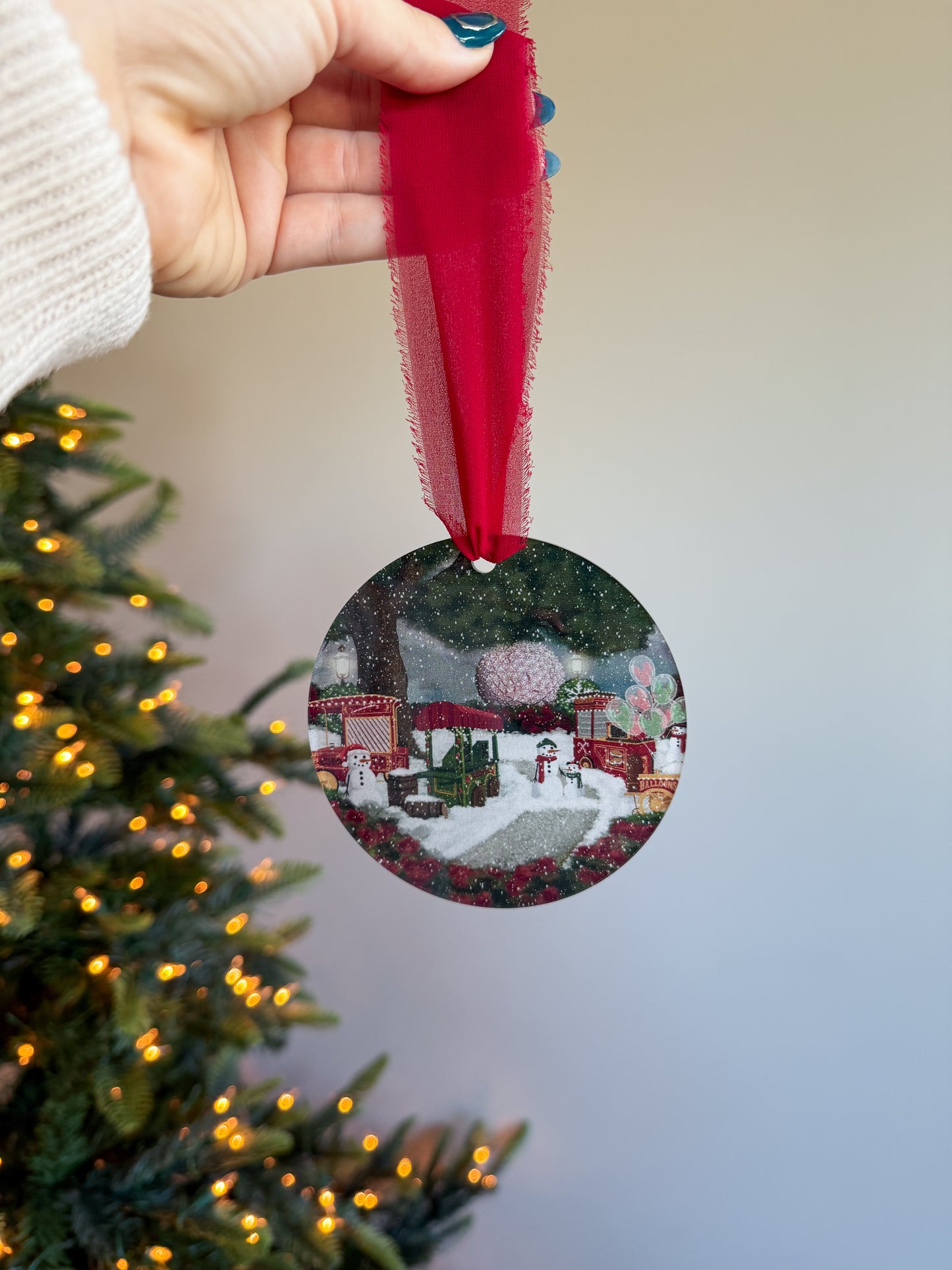 Grand & Miraculous Christmas Village Jumbo Ornament