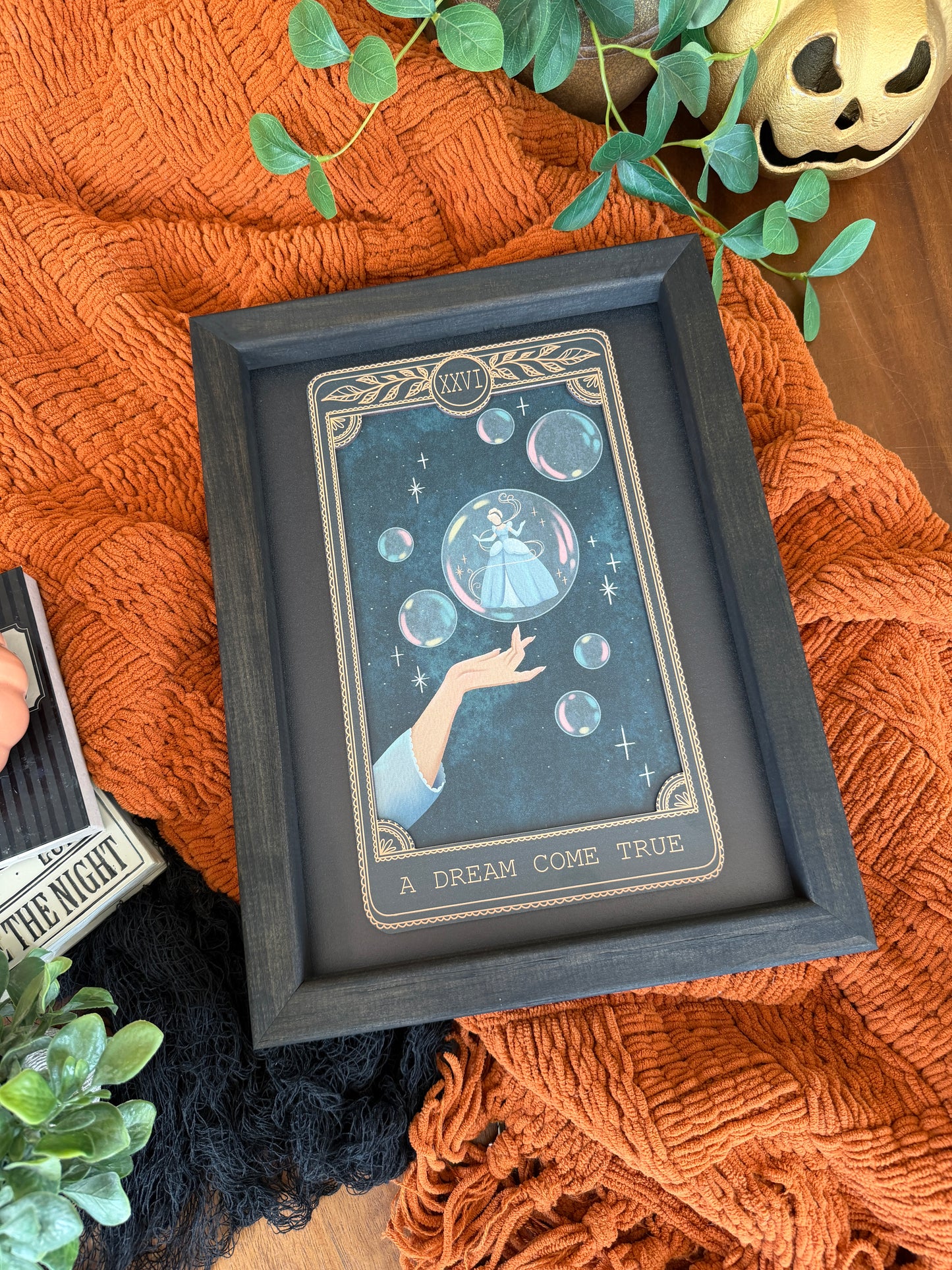 A Dream Come True - Tarot Card Framed Sign
